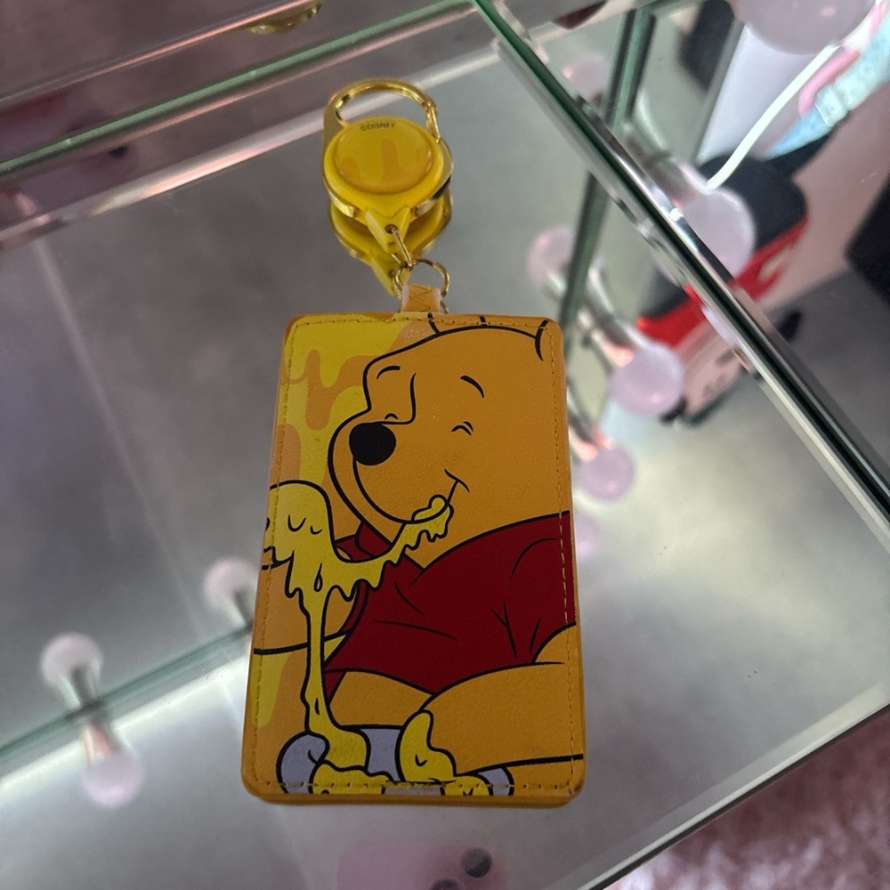 Disney Winnie the Pooh Card Holder with Keychain